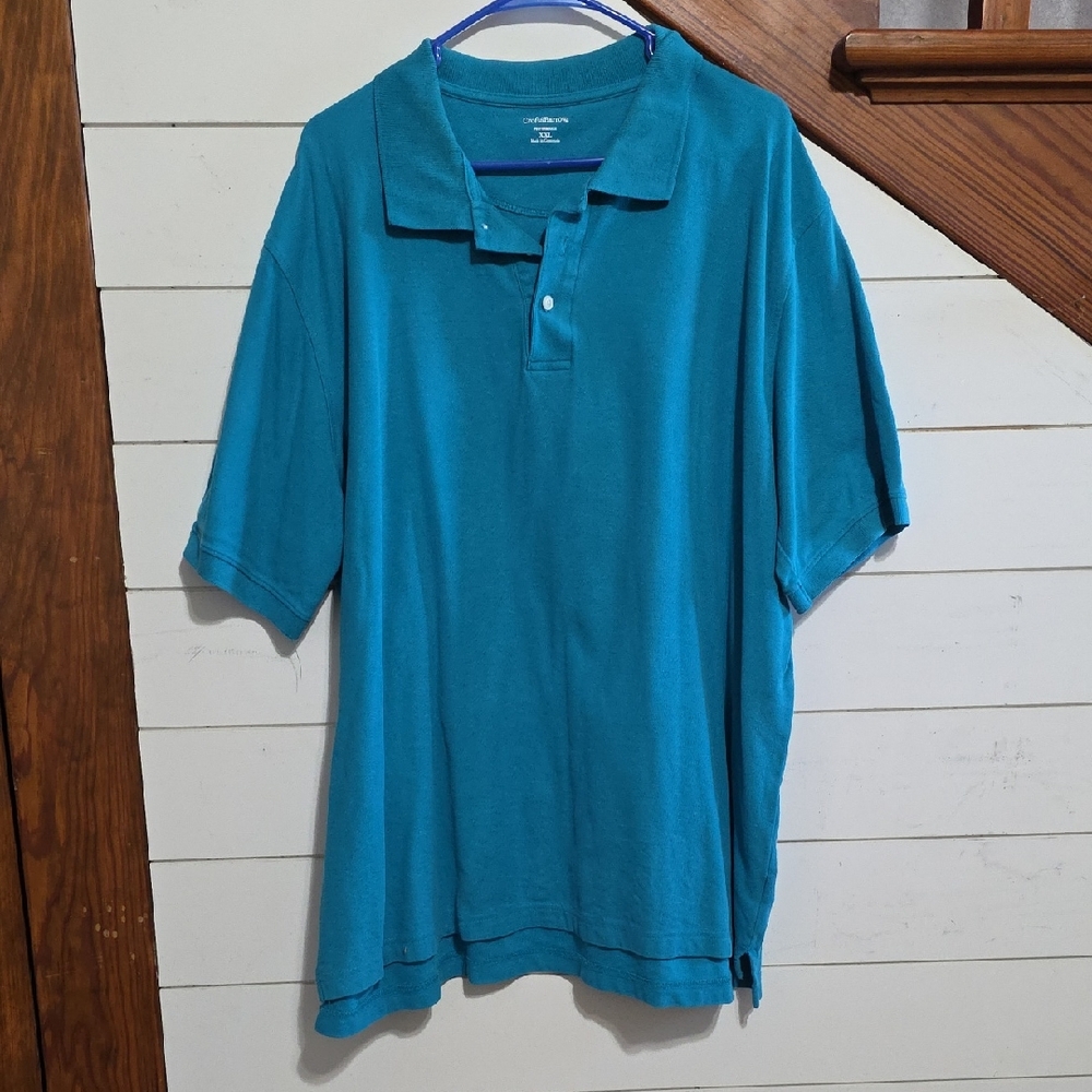 Croft & Barrow Teal Polo Shirt